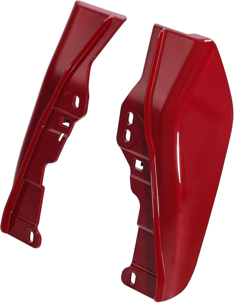HR3 Starfire Black/Atomic Red Mid Frame Air Deflectors Heat Shield Compatible with 2017 CVO Street Glide FLHXSE Fit for 2009-later Road King Road Glide Street Glide Electra Glide Ultra Limited - Image 3